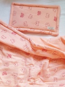 Set chăn ga gối đệm bằng vải muslin vải xô mềm mại